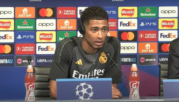 Real Madrid midfielder Jude Bellingham