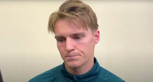 Arsenal captain Martin Odegaard