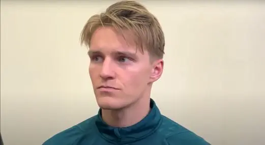 Arsenal captain Martin Odegaard