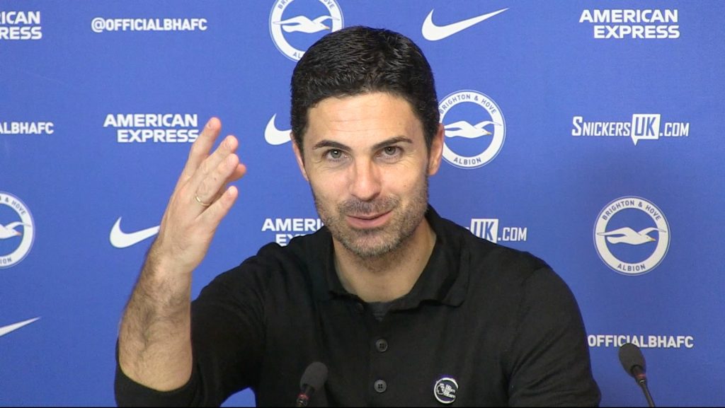 Arsenal manager Mikel Arteta