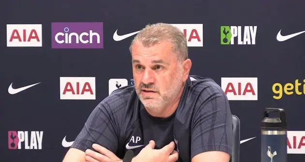 Tottenham manager Ange Postecoglou