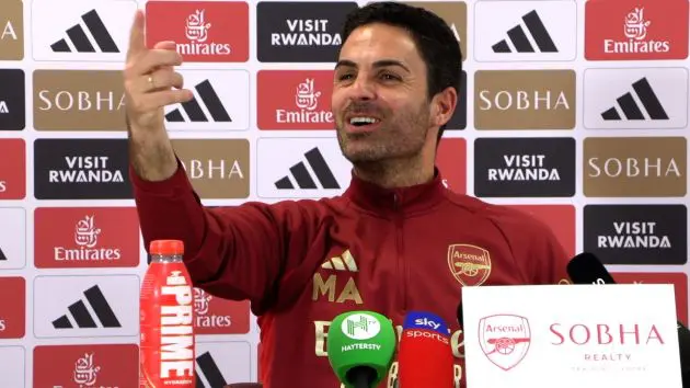 Arsenal manager Mikel Arteta