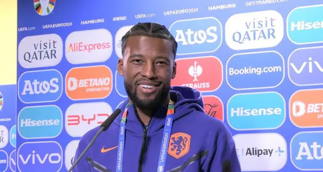 Former Liverpool midfielder Gini Wijnaldum