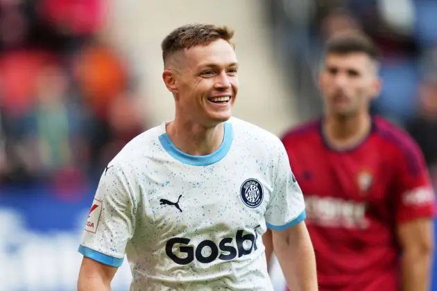 Girona winger Viktor Tsyhankov