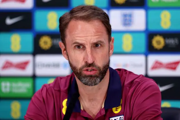England manager Gareth Southgate