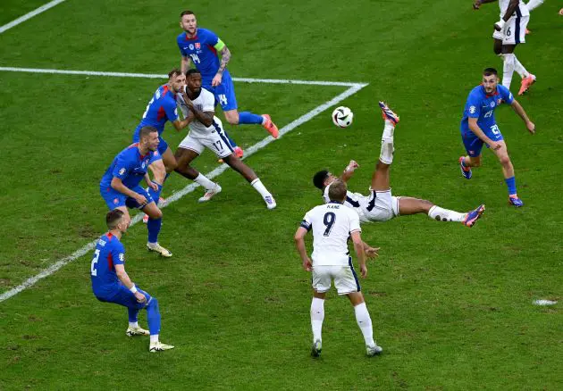 Jude Bellingham's late equaliser against Slovakia