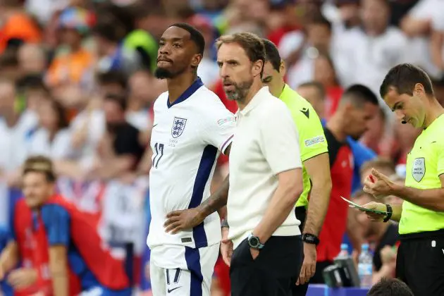 Ivan Toney and Gareth Southgate