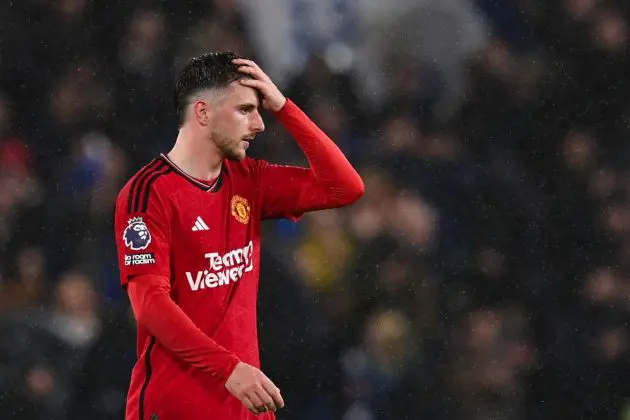 Manchester United midfielder Mason Mount