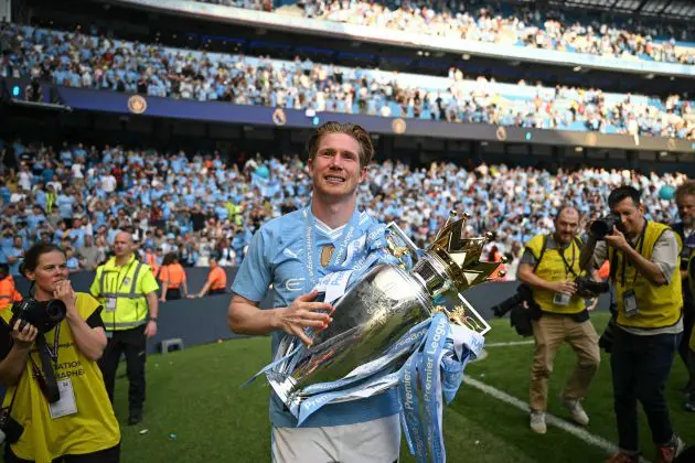 Manchester City midfielder Kevin De Bruyne