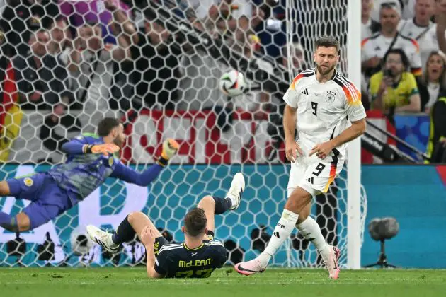 Fullkrug scores against Scotland at Euro 2024