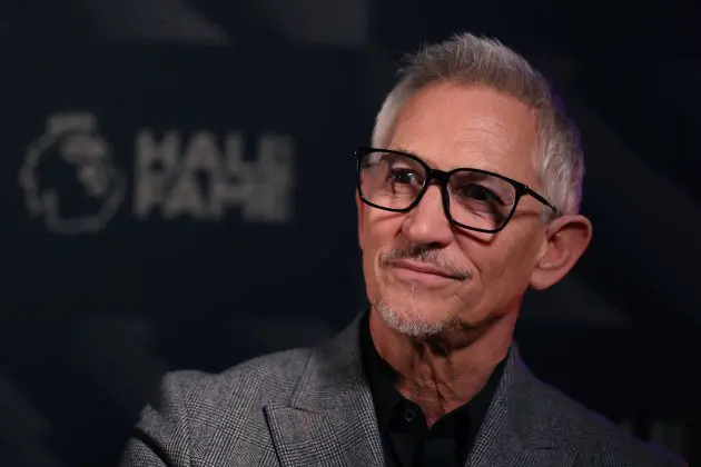 Former England striker Gary Lineker