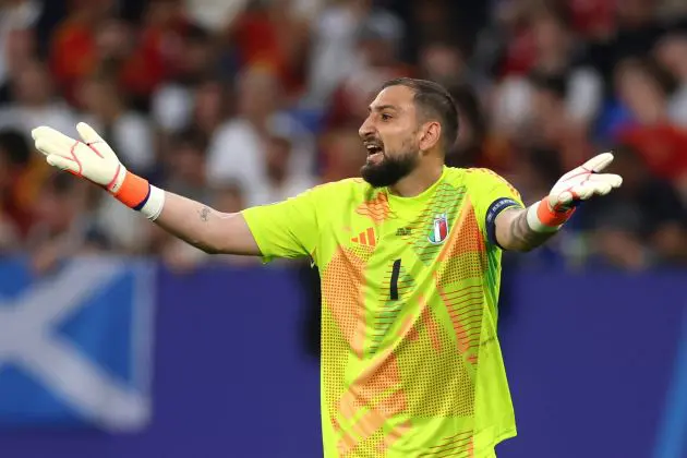 Italy goalkeeper Gianluigi Donnarumma