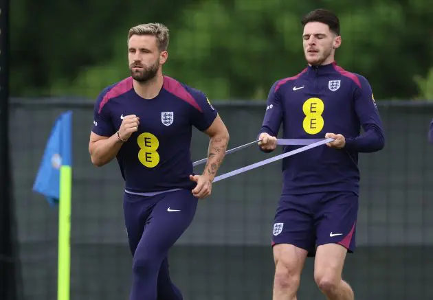 England defender Luke Shaw