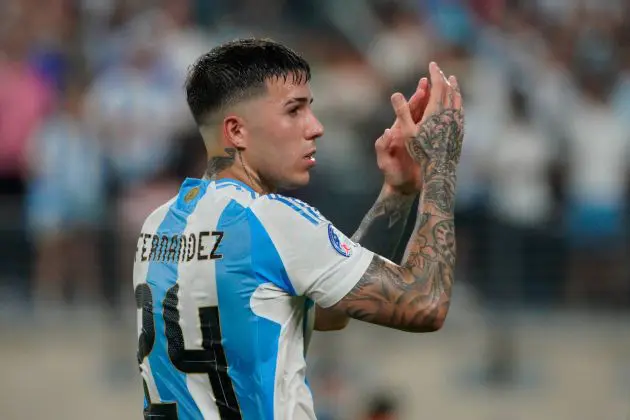 Chelsea and Argentina midfielder Enzo Fernandez