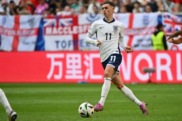 England and Man City's Phil Foden