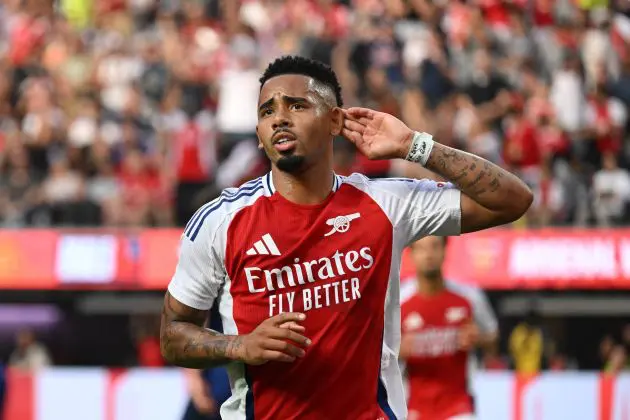 Arsenal forward Gabriel Jesus