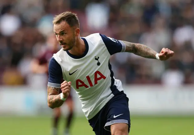 Tottenham midfielder James Maddison