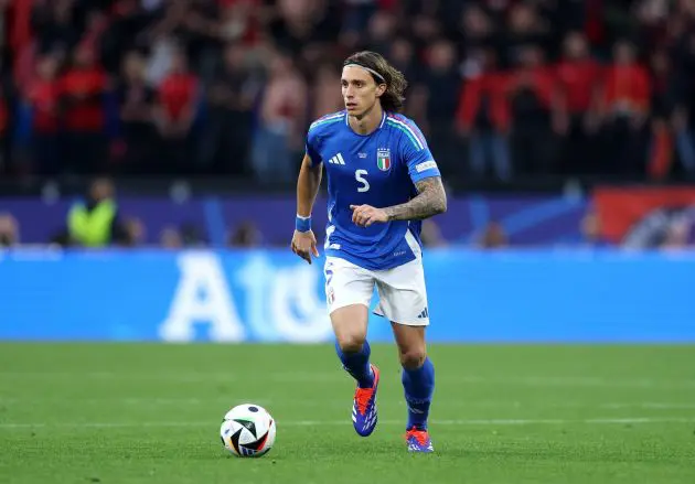 Italy defender Riccardo Calafiori