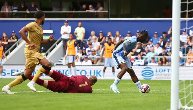 Yves Bissouma scores for Tottenham against QPR