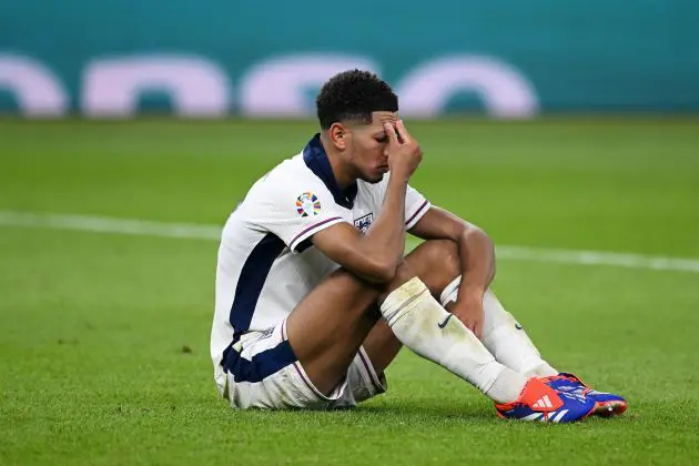 England's Jude Bellingham after the Euro 2024 final defeat to Spain