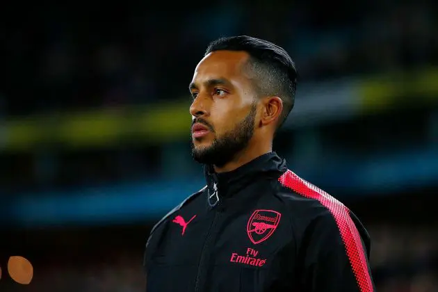 Theo Walcott while playing for Arsenal