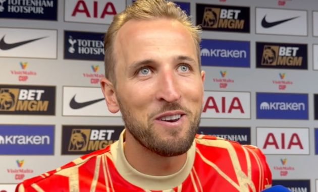 Bayern Munich striker Harry Kane