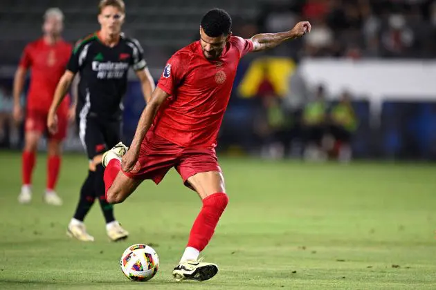 Dominic Solanke playing for Bournemouth