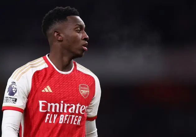 Arsenal striker Eddie Nketiah