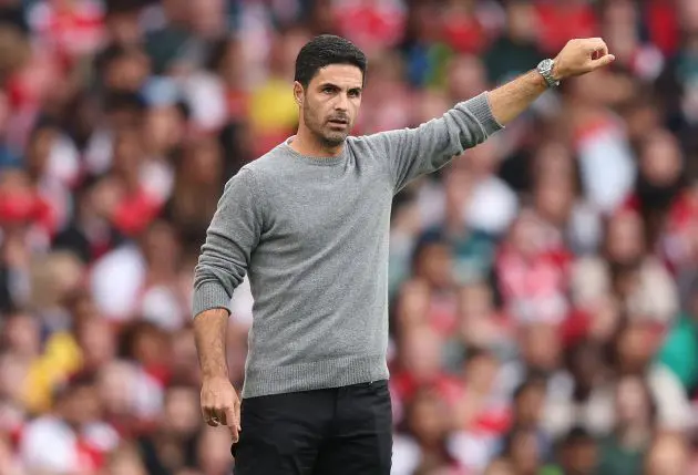 Arsenal manager Mikel Arteta