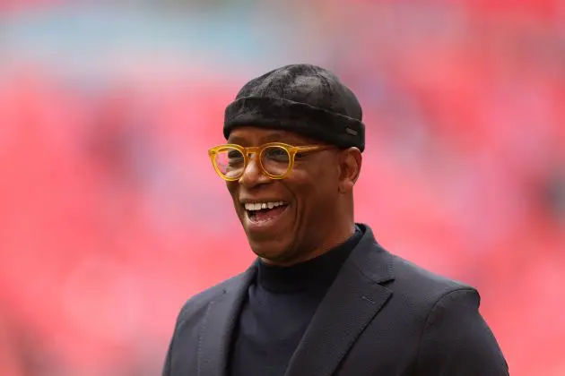 Former Arsenal striker Ian Wright