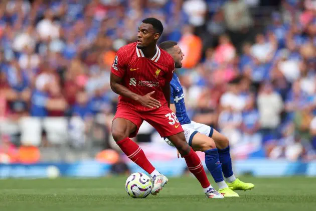 Liverpool midfielder Ryan Gravenberch