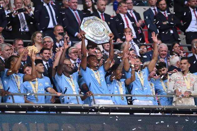 Man City lift the Community Shield
