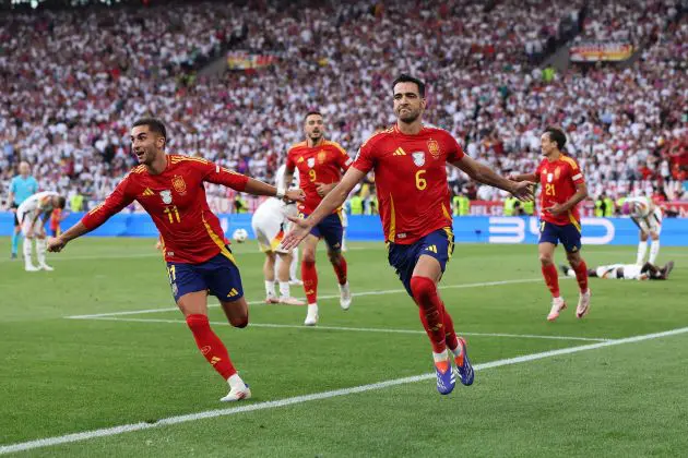 Spain midfielder Mikel Merino