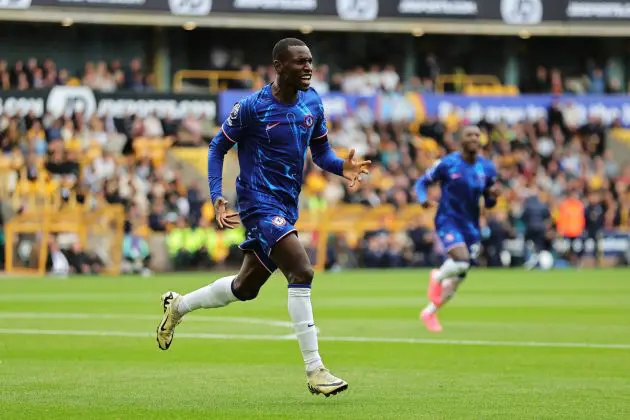Chelsea striker Nicolas Jackson