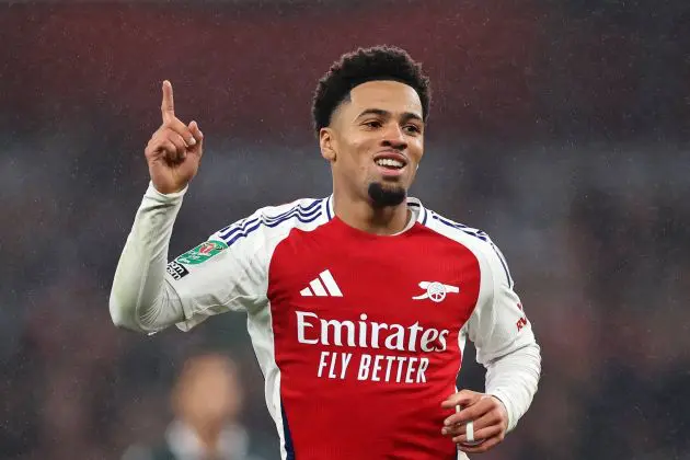 Arsenal midfielder Ethan Nwaneri
