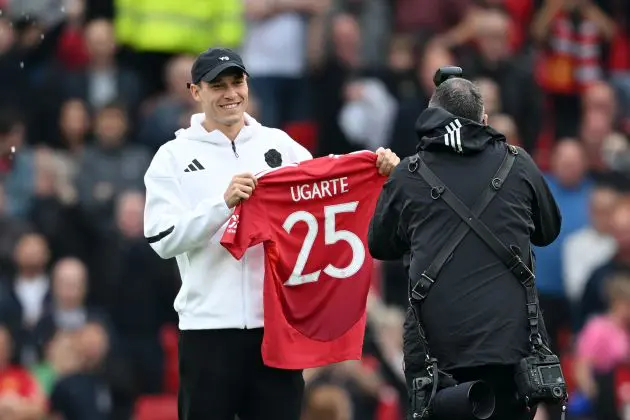 New Manchester United midfielder Manuel Ugarte