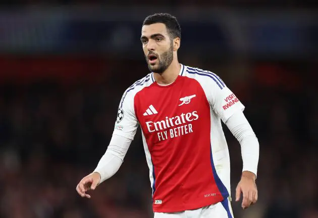 Arsenal midfielder Mikel Merino