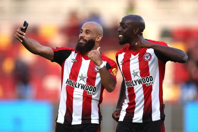 Bryan Mbeumo and Yoane Wissa