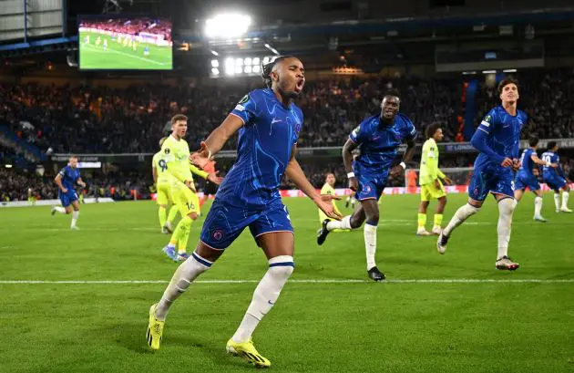Christopher Nkunku celebrates his goal against Gent