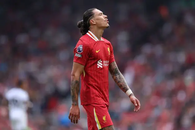 Liverpool striker Darwin Nunez