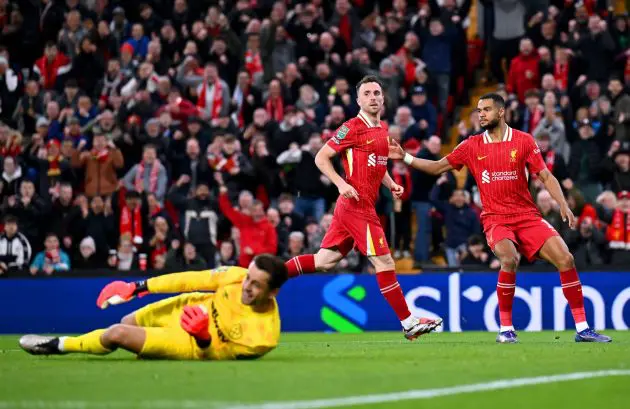 Liverpool in action against West Ham