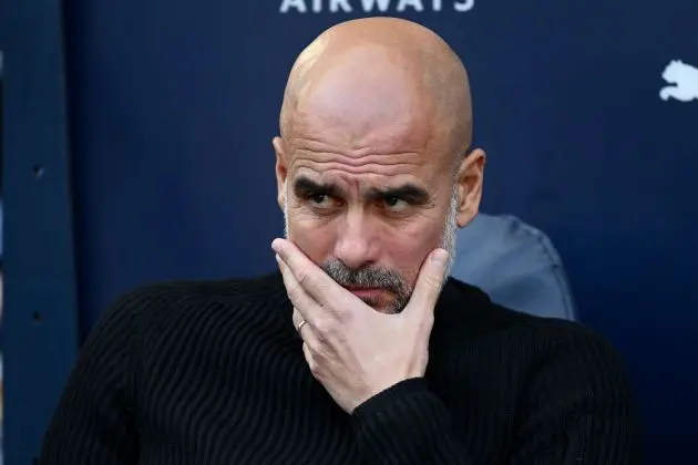 Man City manager Pep Guardiola