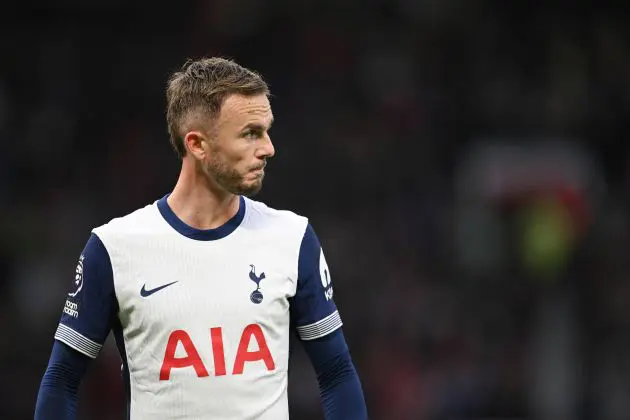 Tottenham midfielder James Maddison
