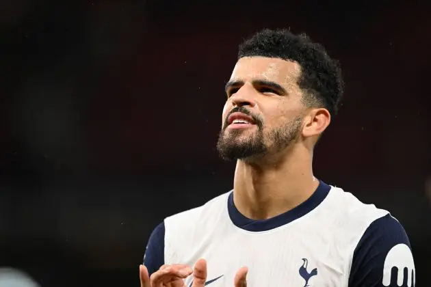 Tottenham forward Dominic Solanke