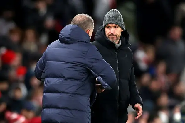 Ange Postecoglou and Erik ten Hag