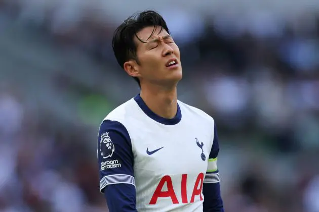 Tottenham forward Heung-Min Son
