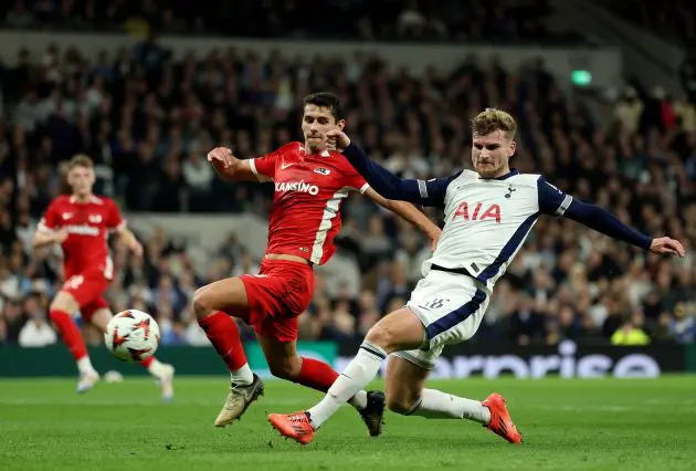 Tottenham forward Timo Werner
