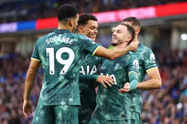 Tottenham against Brighton
