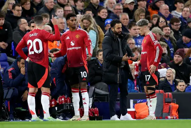 Man Utd against Ipswich