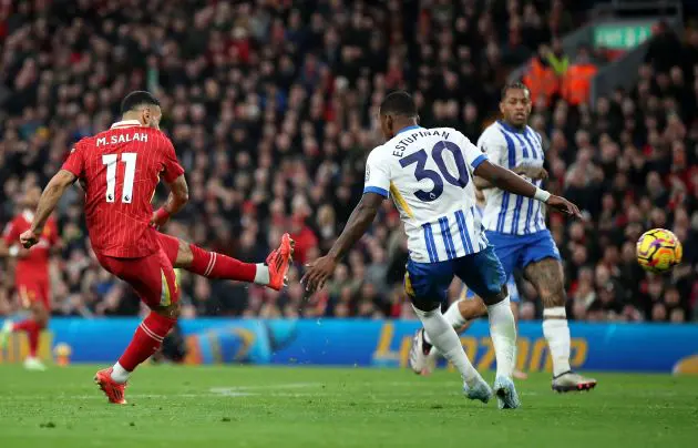 Salah scores against Brighton